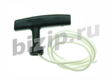 Ручка стартера для бензопил, бензокос со шнуром (шнур d-3мм) фото №12783