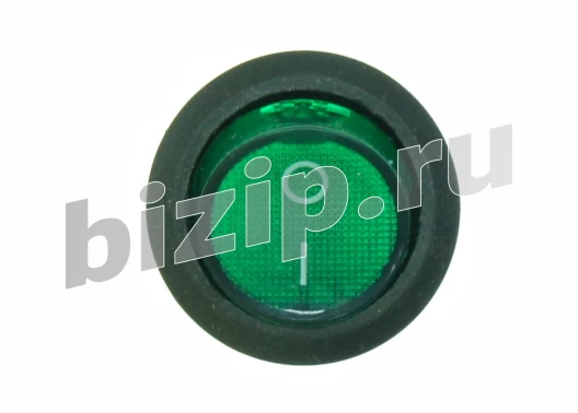 Выключатель №223 (6) (2 положения с зеленой лампой) фото №5117